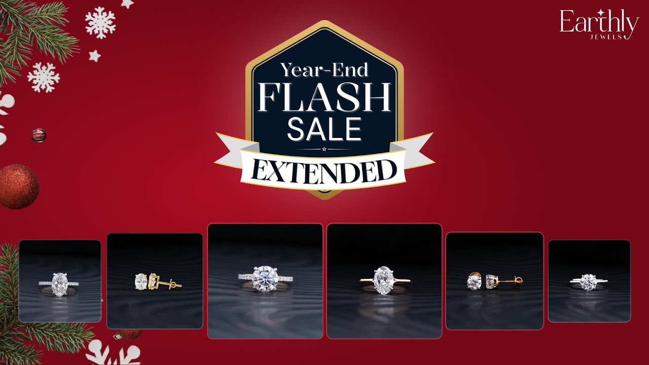 Our Year-End Flash Sale has been extended! | Earthly Lab Grown Diamond Jewellery | INDIA