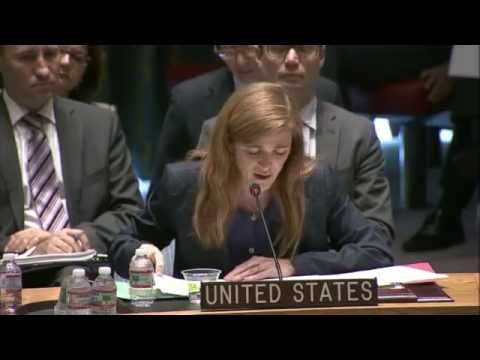 US ambassador to UN speaks on the Russian trace in the MH-17 crash.