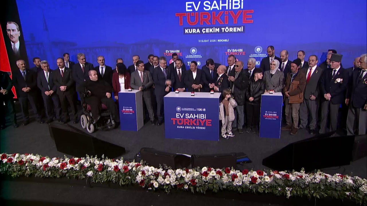 📡 Kocaeli'de "Ev Sahibi Türkiye" Sosyal Konut Kura Çekim Töreni’ni gerçekleştiriyoruz.