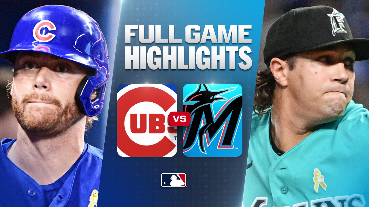 [MLB] 마이애미 말린스 10 : 3 시카고 컵스 경기 결과·하이라이트