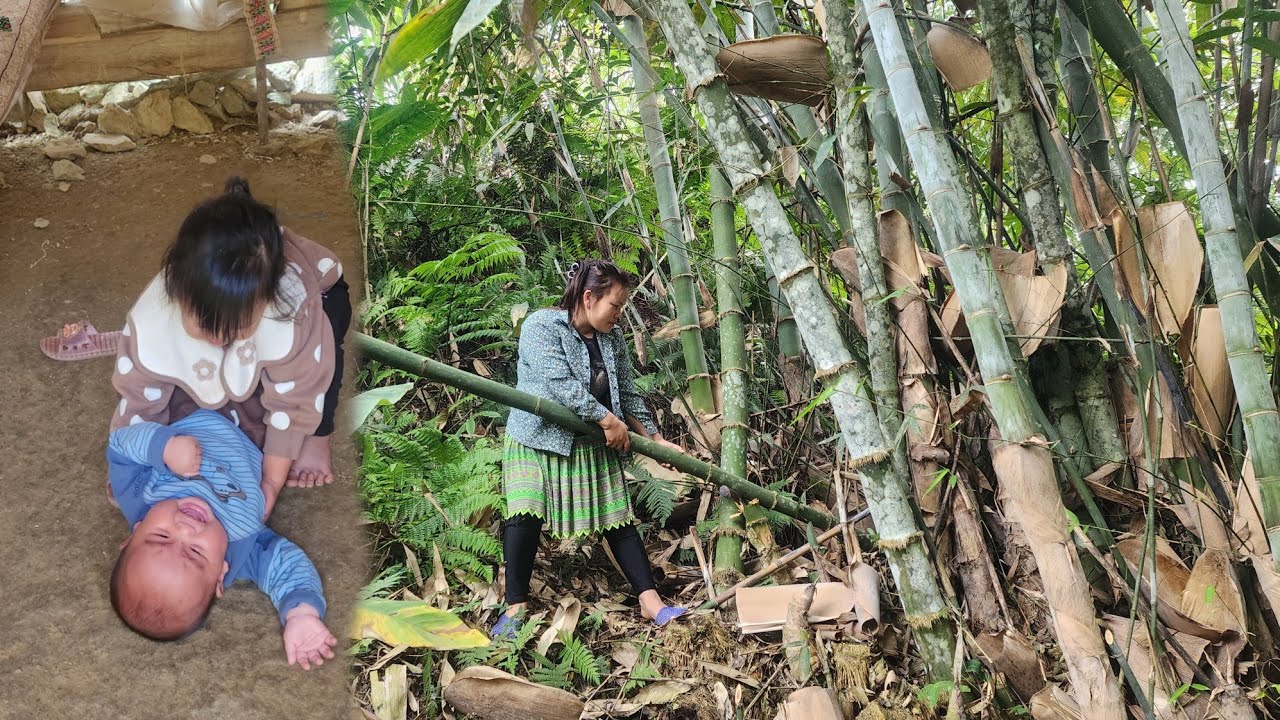 single mother goes to work and the little girl beats the single mother's child