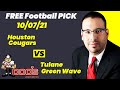 Free Football Pick Houston Cougars vs Tulane Green Wave Picks, 10/7/2021 College Football