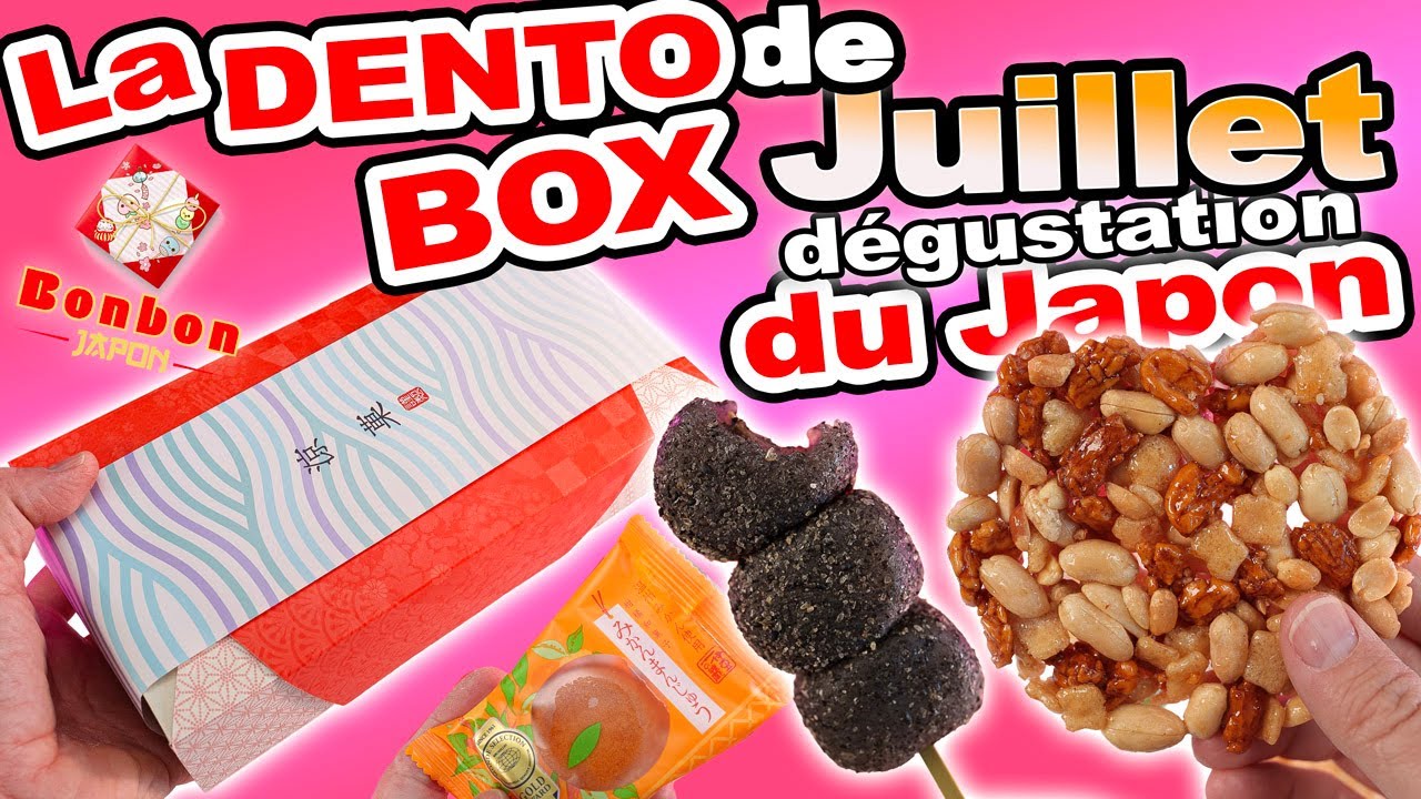 La DENTO BOX de JUILLET est encore un DELICE en direct du Japon de BonJapon.com