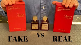 Fake vs Real Baccarat Rouge 540 Духи Фрэнсиса Куркджиана 70 мл Extrait de Parfum