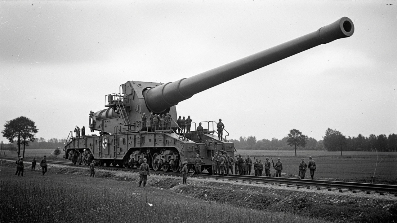 The Giant Nazi Railway Gun That Could Hit Paris