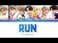 Bts   run color coded lyricshanromeng