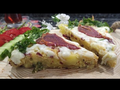 Video: Pastırma Ve Peynirli Patates Tekneleri