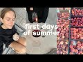 the first days of summer | vlog