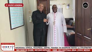 Mhe J. Kikwete Alivyowasili Kanisa Kuu Kuhani Msiba Wa Kard. Pengo,Akutana Na Askofu Mkuu Ruwaichi