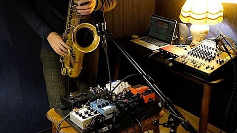 Sax and Effects: Full pedalboard improv