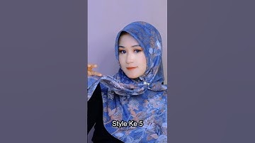 Tutorial Hijab Segi Empat Motif #hijab #hijaberstyle #tutorial #fashion #shorts