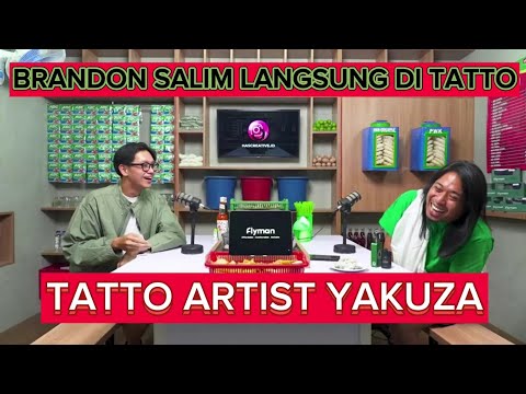 BRANDON SALIM LANGSUNG DITATTO OLEH TATTO ARTIST YAKUZA | JOHN MAYER | KATY PERRY