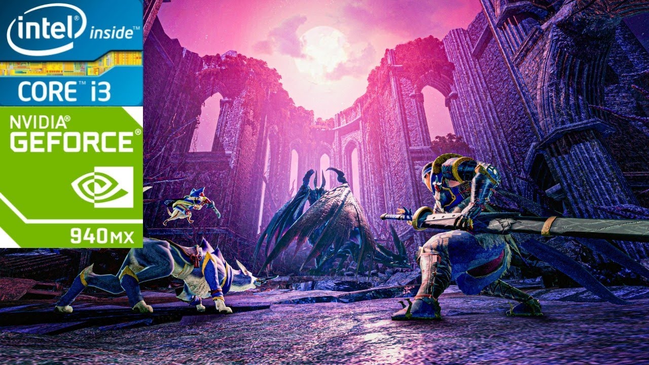 Monster Hunter Rise | 940MX/130MX | i3 7100U | 12GB ram | Low End Pc | Benchmark