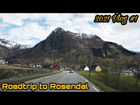 NORWAY TRAVEL  2021 -   ROADTRIP  TO ROSENDAL VIA ODDA  |  VLOG #1