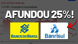 🚨ESTATAIS DESABANDO na BOLSA: 11% de DIVIDEND YIELD VALE A PENA INVESTIR? BANCO DO BRASIL e BANRISUL