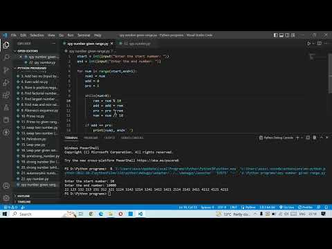 spy number given range # spy number given in python # python program