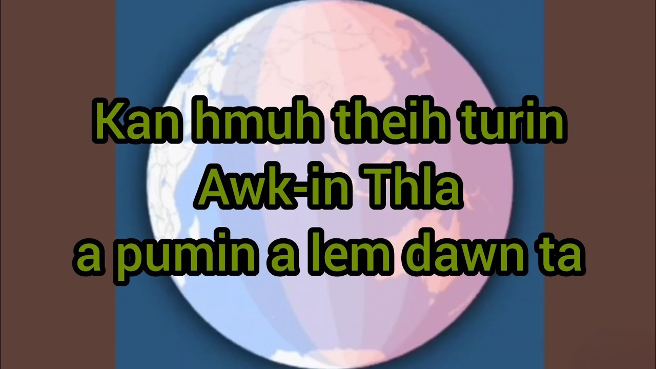 Kan hmuh theih turin naktuk Thawhleh-ah Awk-in Thla a pumin a lem ang.