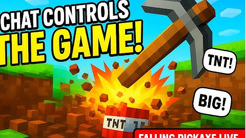 Viewers Control 🔨the Falling Pickaxe! 💥| Interactive Live Game💎🔥