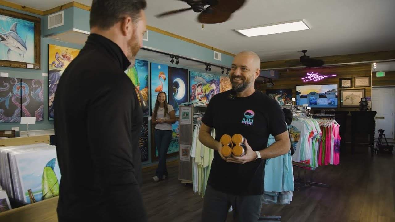 David BuShea and artist Steve Diossy talk about the Flounder Pounder Double IPA.