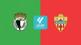 Simulando el partido del Burgos vs Almería jornada 39 LaLiga Hypermotion FIFA 2026