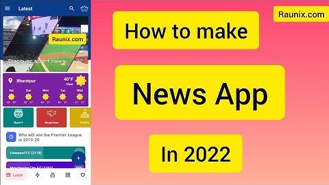 How to make news app without coding | make news app in 2025 | Readymade News app | Raunix