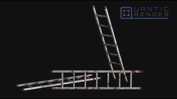 Outdoor Ladder 001 - CGTrader 3D Model Collection