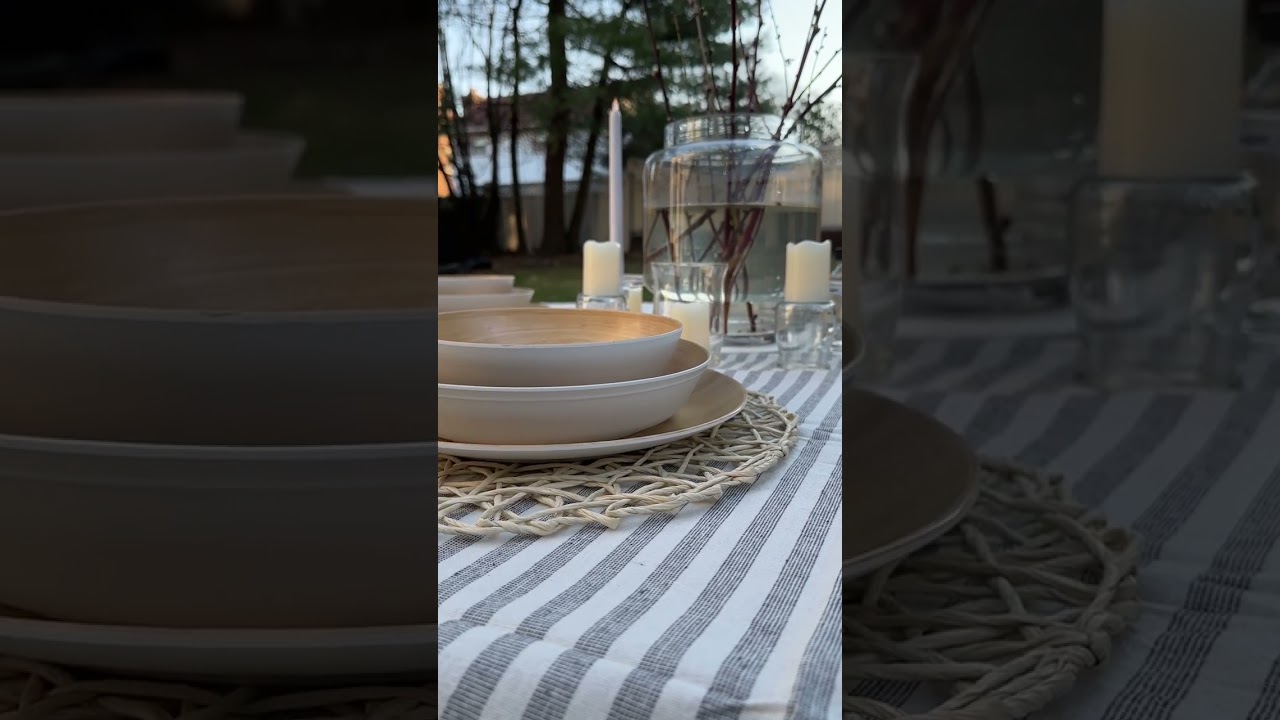 Spring Outdoor tablescape | Spring decor 2023 | Daphne's Outdoor Living