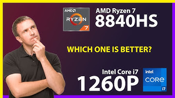 AMD Ryzen 7 8840HS vs INTEL Core i7 1260P Technical Comparison