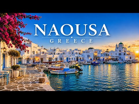 NAOUSA, GREECE 🇬🇷 A Peaceful Summer Morning Before the Crowds | 4K Walking Tour 