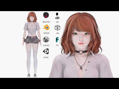 Casual clothes 0024 - Rig - Unreal - Unity - Blender - Animated - Realistic - link in description