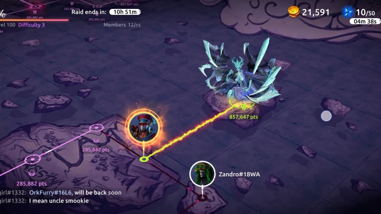 Age of Magic: Ishtal Boss node - Nightmare - Difficulty 3 with AG+ Rei'mund+ Gerda team in 1 go