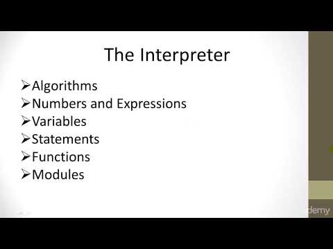 Fundamentals In Python Programming PART 1 - 2.Python Interpreter