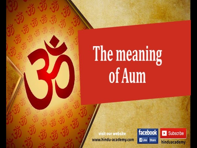 hindu symbols om meaning