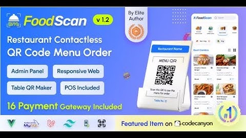 How To Install  FoodScan - Qr Code Restaurant Menu Maker and Contactless Table Ordering System
