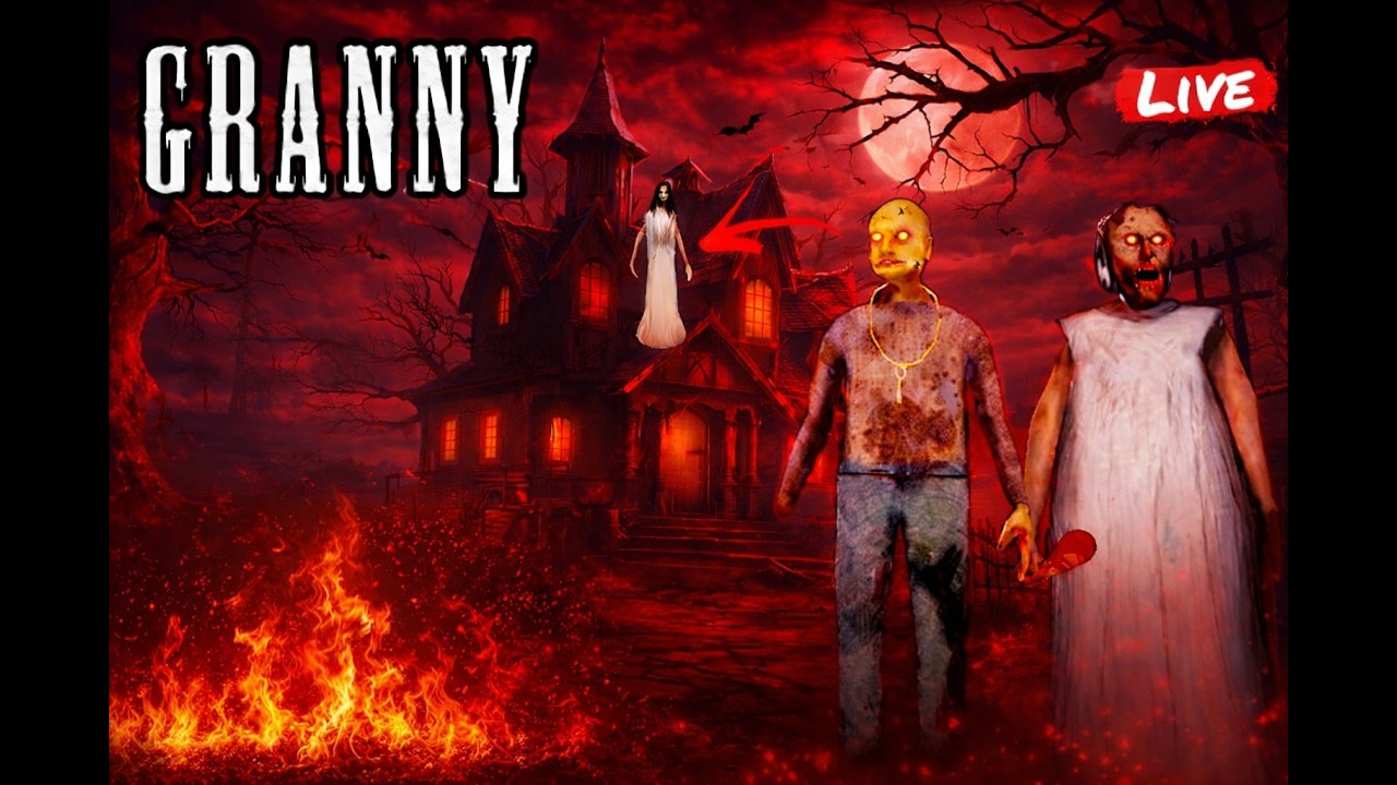 🔥 LIVE Gameplay of RED GRANNY 1 Horror Escape! 👵☠ #shortsfeed #shortslive #shorts #live #granny