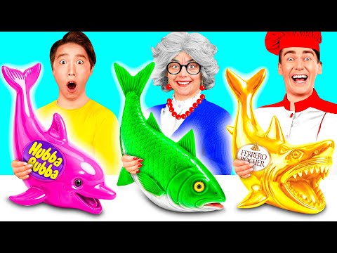 Me vs Grandma Cooking Challenge | Funny Situations and Fails