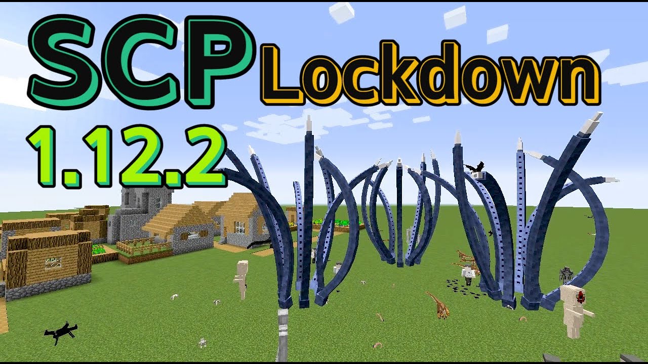 마인크래프트 SCP Lockdown 모드 [ 외계생명체,공룡,의문의 실험실 ] 1.12.2 설치하기,모드깔기 - YouTube