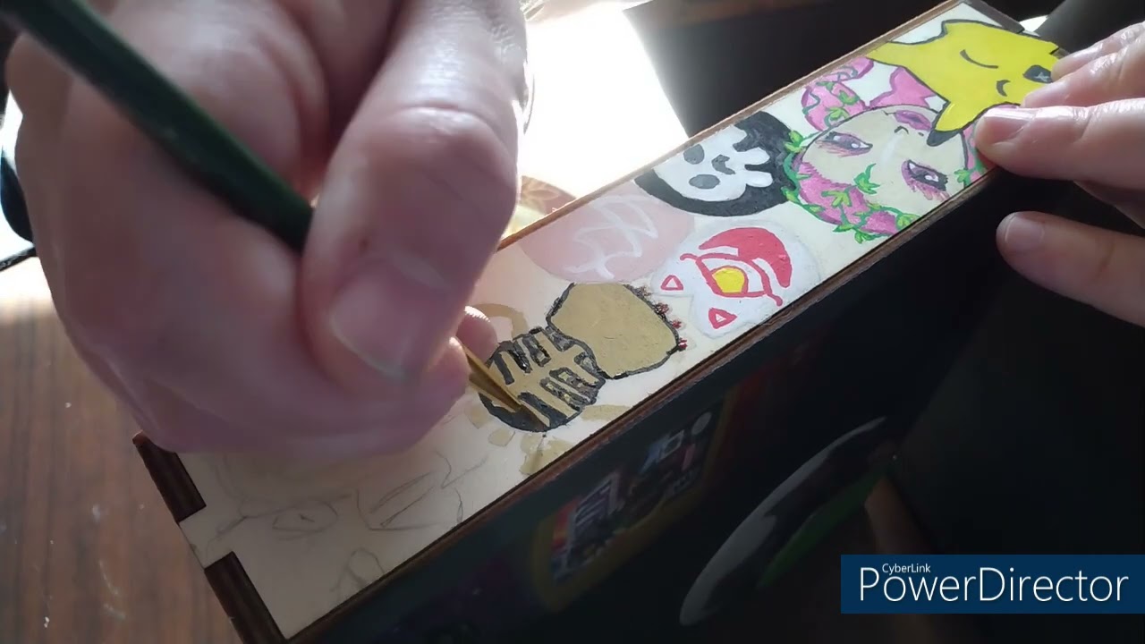 Working on the Majora's Mask Shadow Box