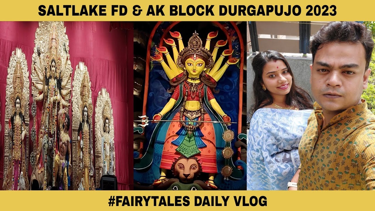 Fd Block SALTLAKE FD BLOCK & AK BLOCK ER DURGA PUJO II MIDNIGHT PANDEL HOPPING ...