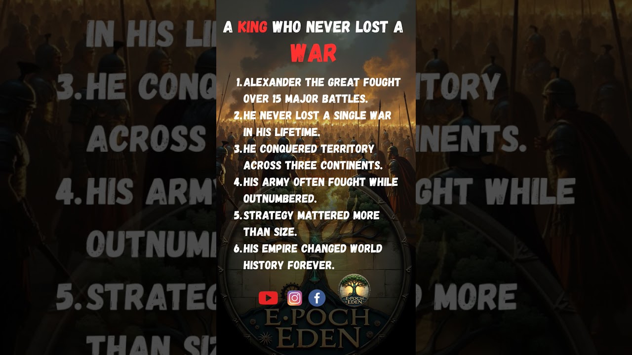 The King Who Never Lost a War | Historical Facts 