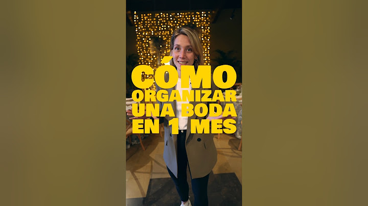 ¿Cómo organizar una BODA en 1 mes? 😰