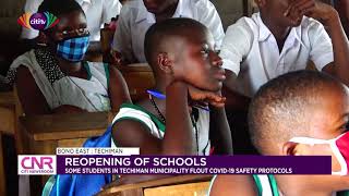 Some students and pupils in Techiman flout COVID-19 safety protocols | Citi Newsroom