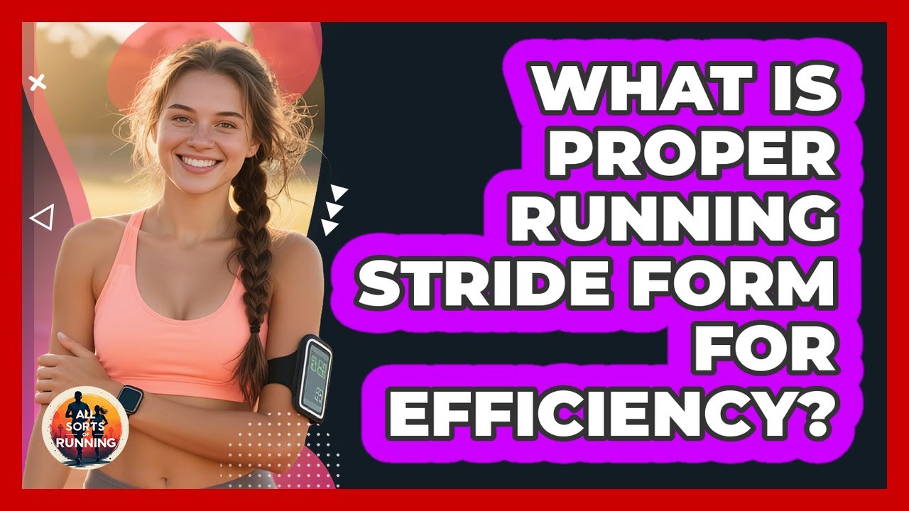 What Is Proper Running Stride Form For Efficiency? - All Sorts Of Running