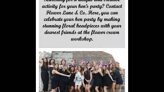 Flower Crown Workshop Sydney Hens