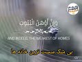 سوره عنکبوت با ترجمه فارسی با صوت عبدالرحمن المسعد سوره عنکبوت با ترجمه فارسی با صوت عبدالرحمن المسعد