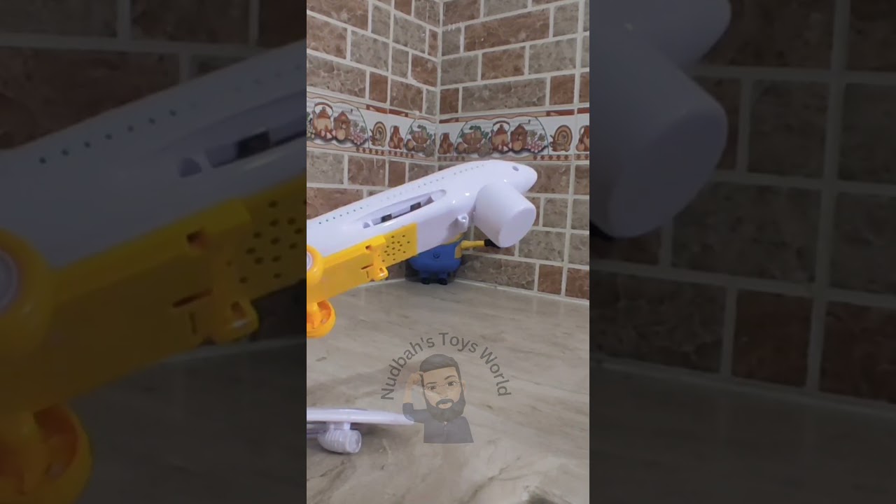 Aeroplane with light and music 