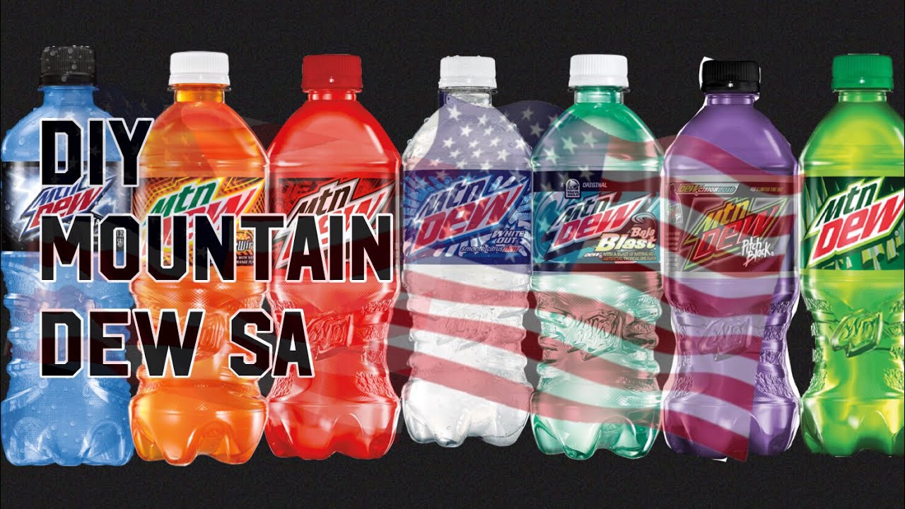 DIY MOUNTAIN DEW.S.A (USA MOUNTAIN DEW) | JacobAshbrook