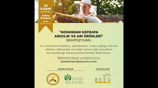 Kovandan Sofraya Arıcılık Ve Arı Ürünleri Sempozyumunda Tab Genel Başkanı Ziya Şahinin Konuşması