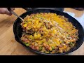 Shipwreck skillet casserole  cheap 1 pot dinner in 30 minutes  hard times  the hillbilly kitchen