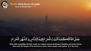 Surah Al Maidah Ayat 97 -99 Sheikh Abdulkarim almakki
